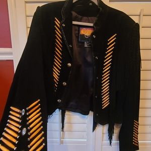 Women's Cripple Creek suede jacket, size large